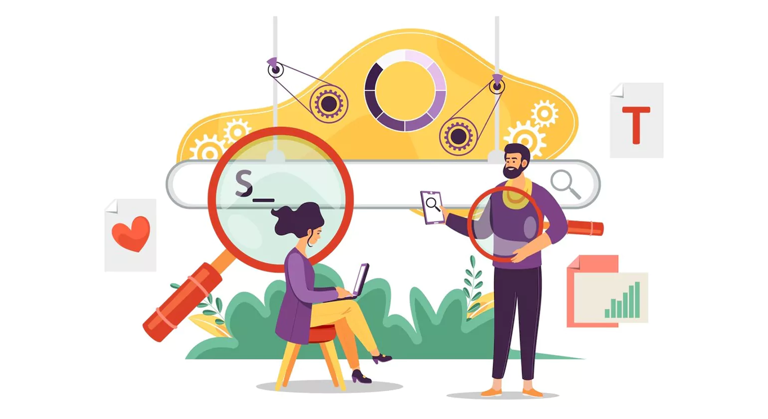 Metrics for reporting on organic search traffic