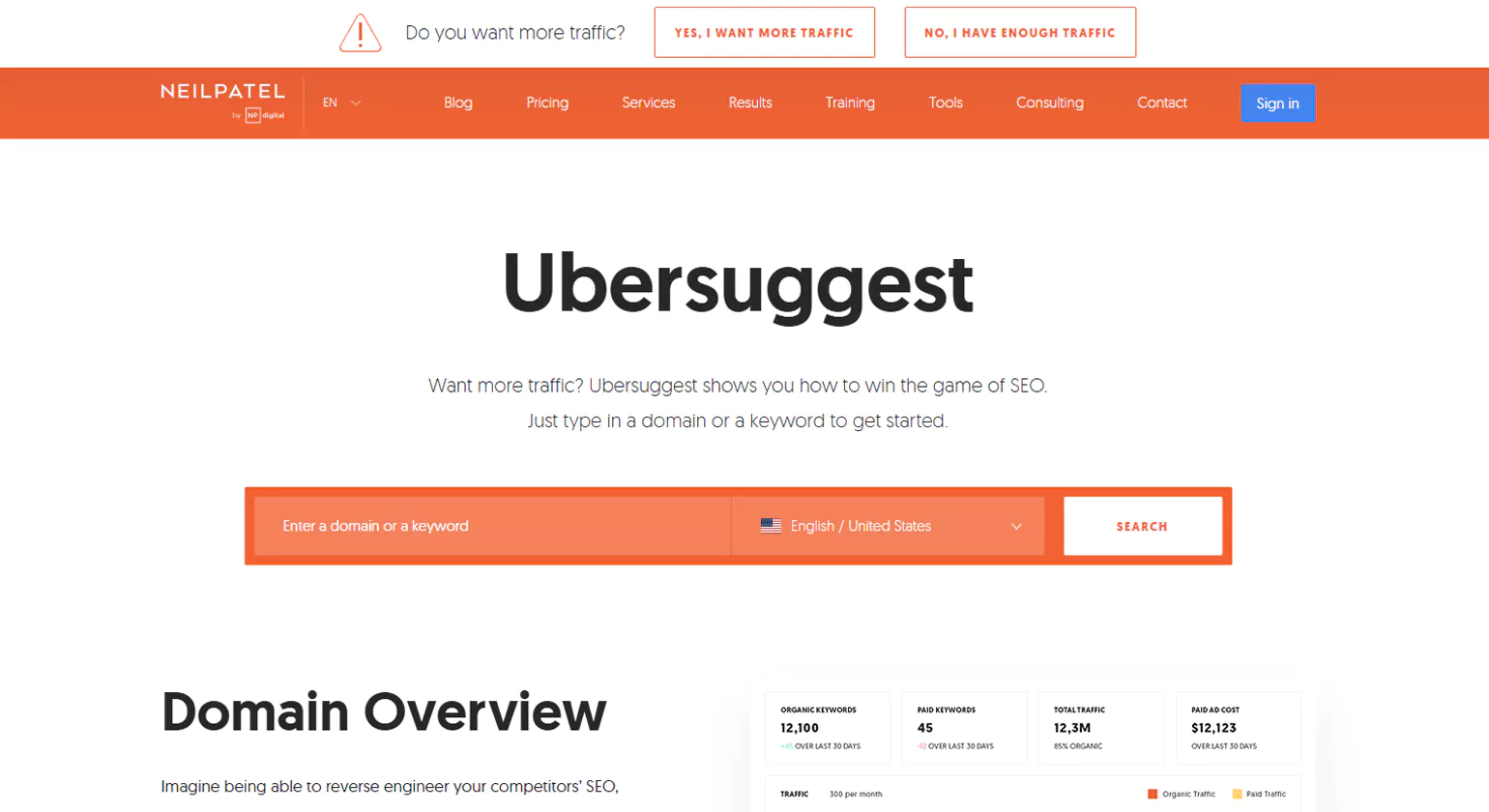 Ubersuggest