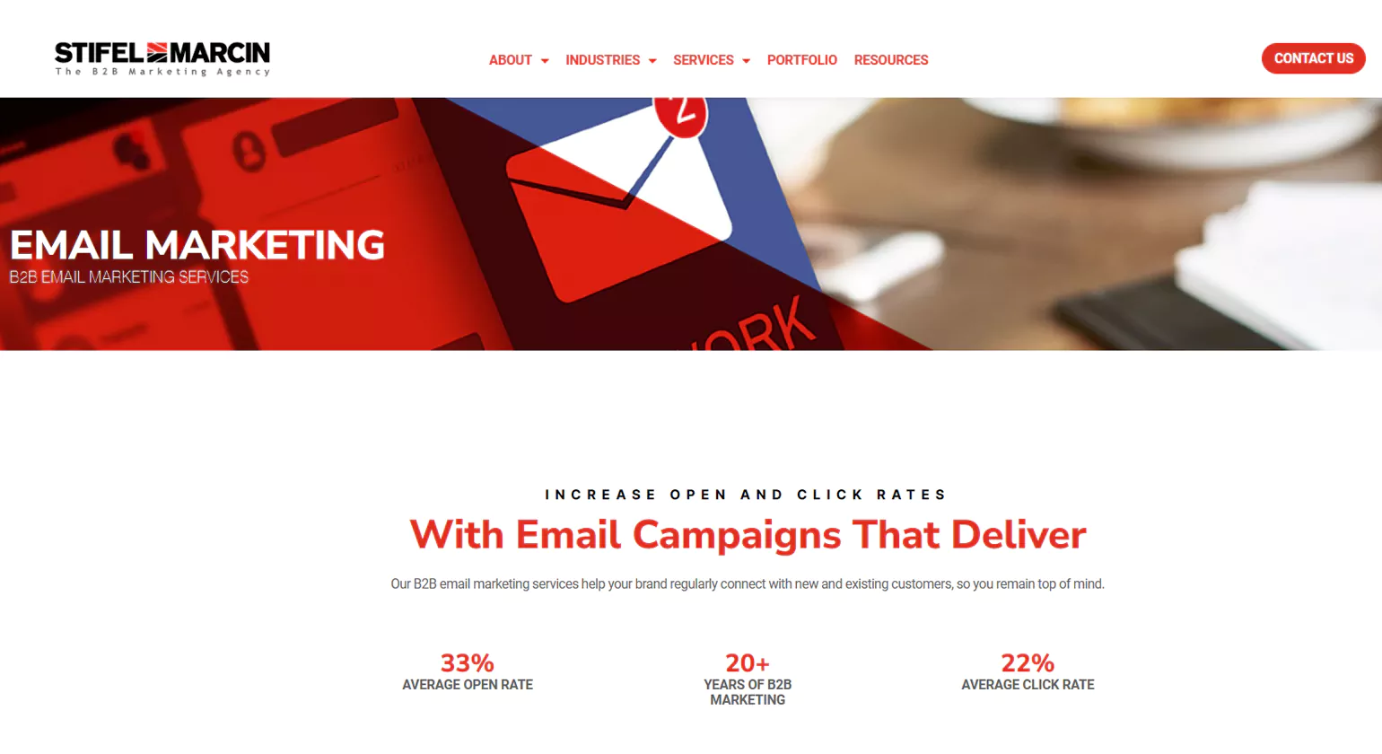 Stifel Marcin - email marketing b2b lead generation agency