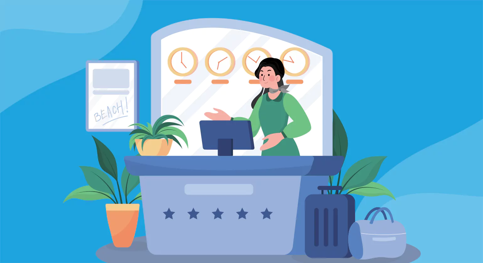 What is a virtual front desk