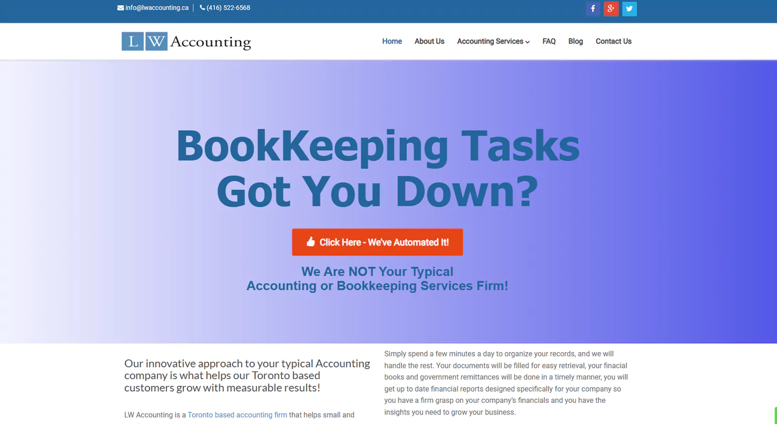 Bookkeeping Services in Toronto