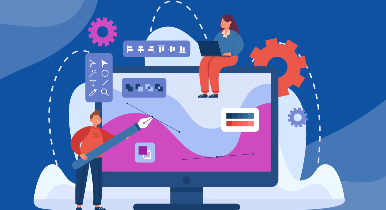 How is graphic design used in advertising