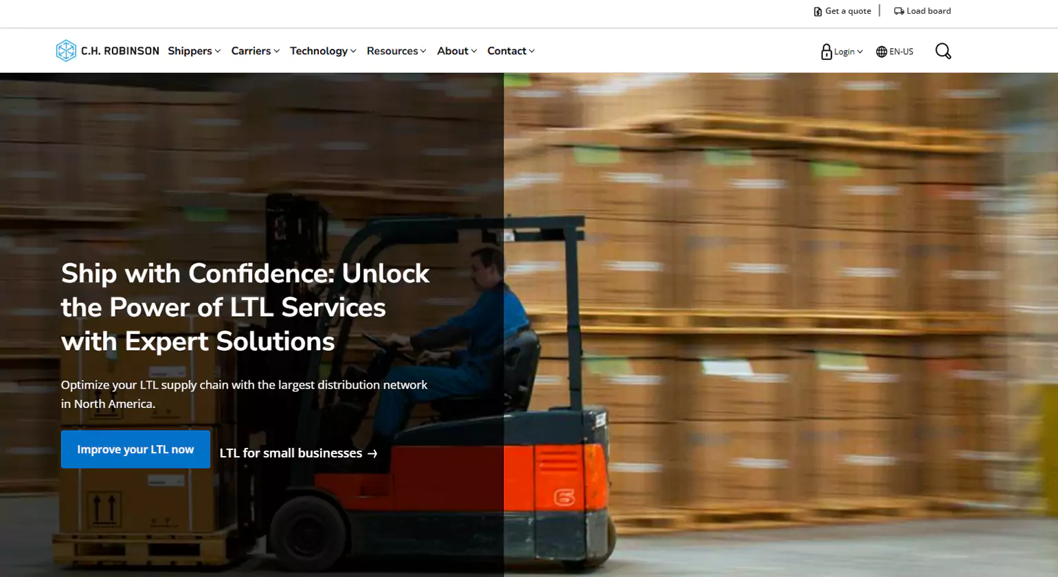 C.H. Robinson - inventory management services