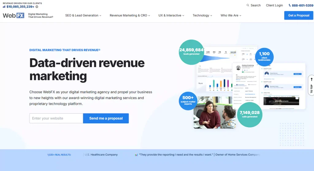 WebFX - best website maintenance companies
