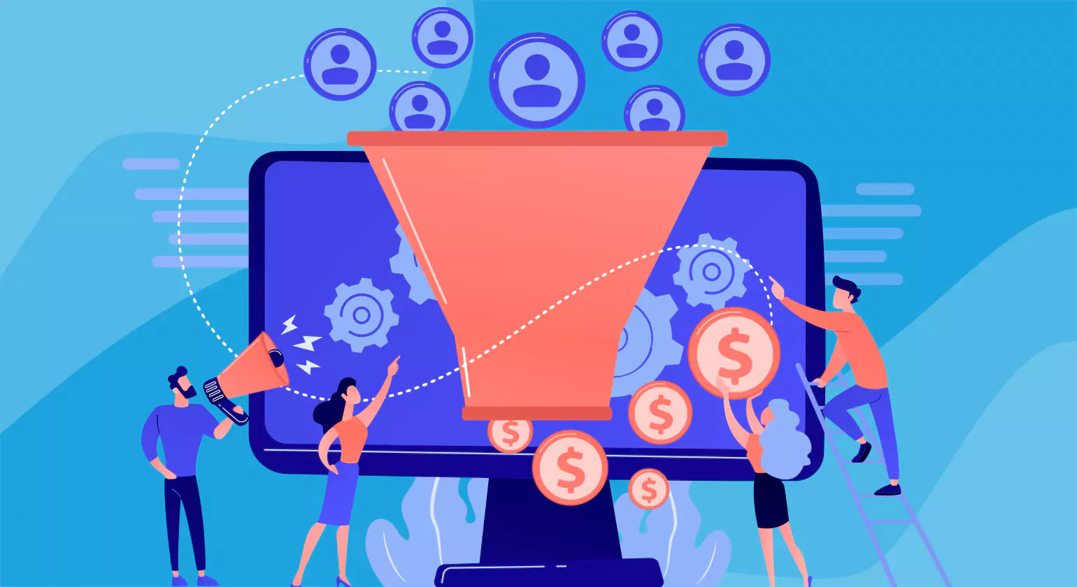 5 Stages of the eCommerce Sales Funnel​