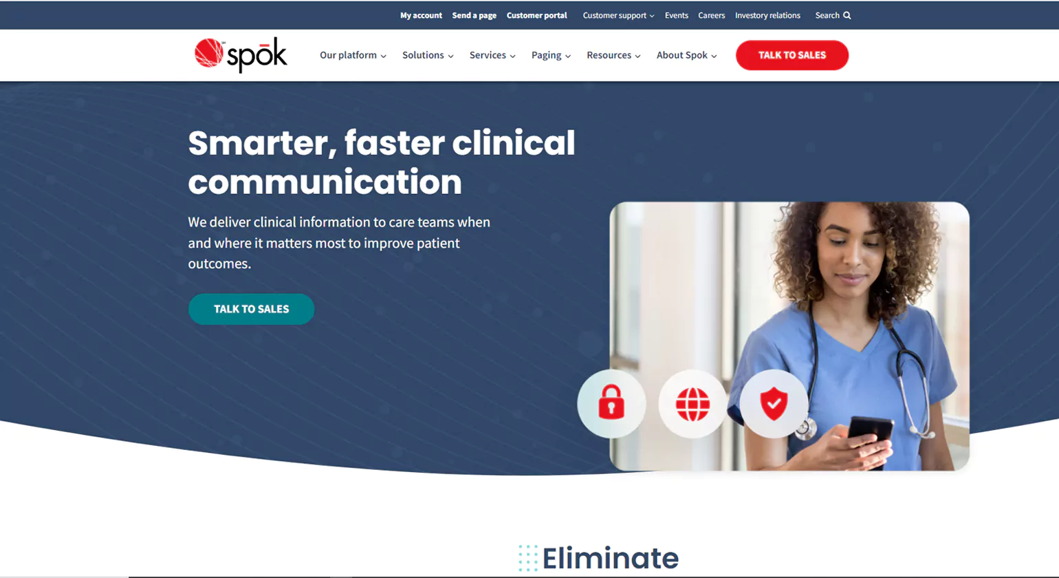 Spok Top Healthcare IT Companies