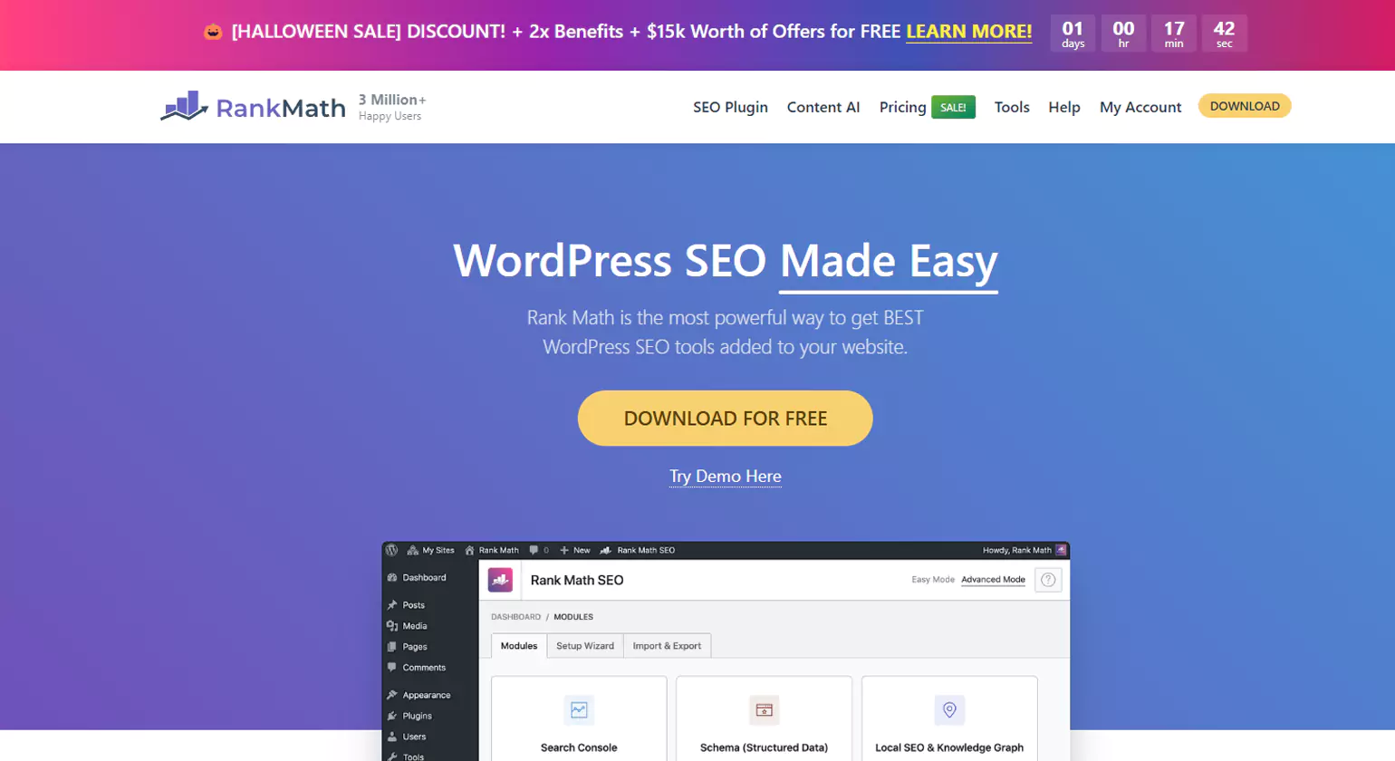 Rank Math SaaS SEO Tools