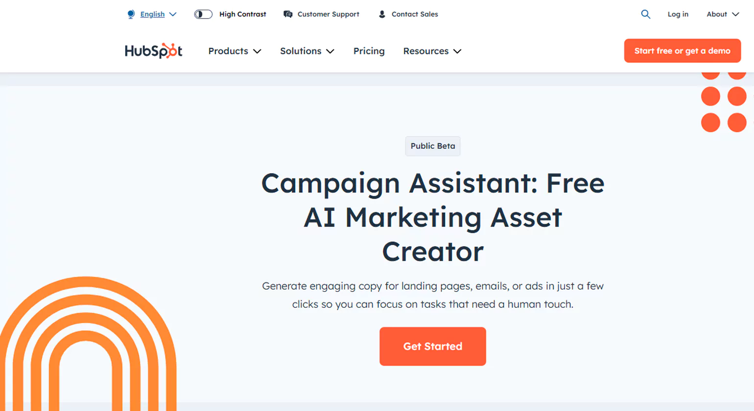 HubSpot’s Campaign Assistant