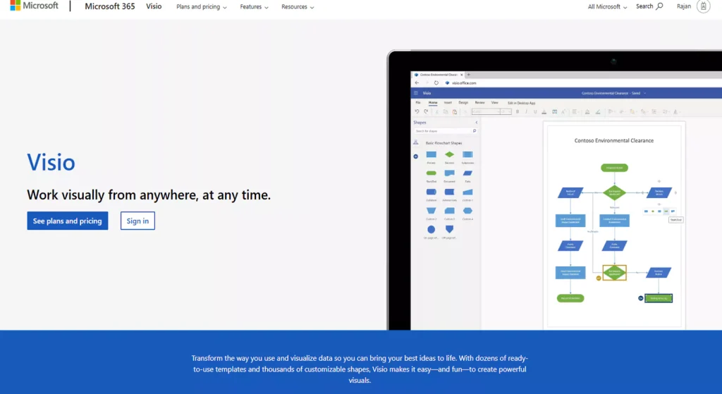 Microsoft Visio Business Process Analysis Tools