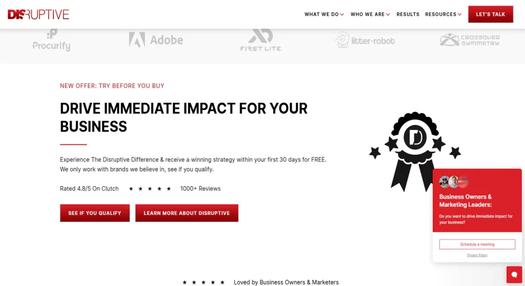 Disruptive Advertising