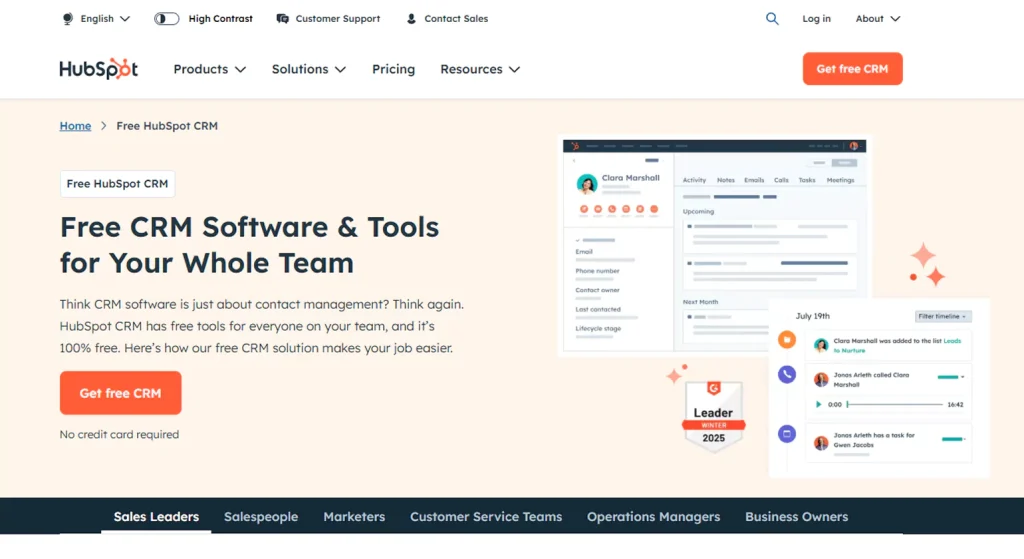 HubSpot CRM