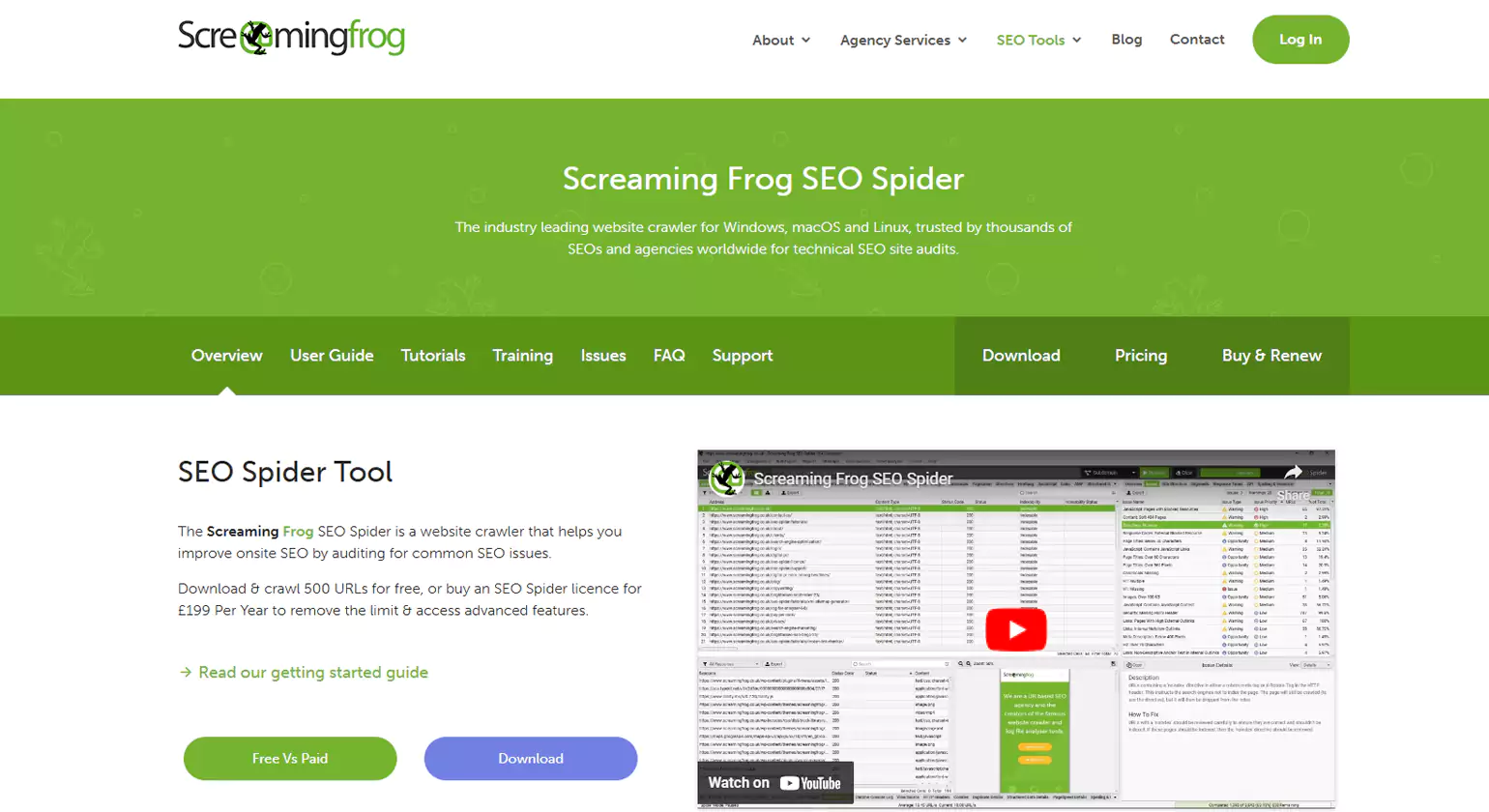 Screaming Frog SEO Spider