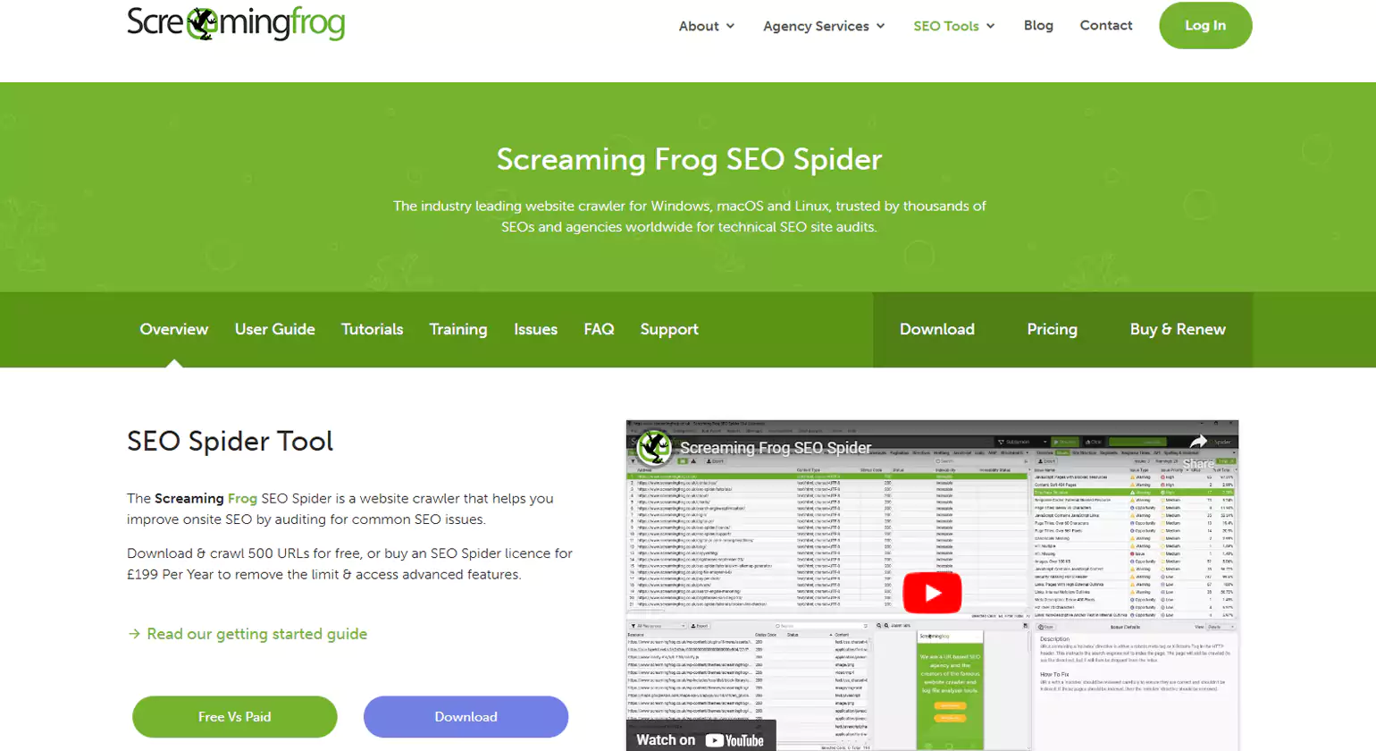 Screaming Frog SEO Spider