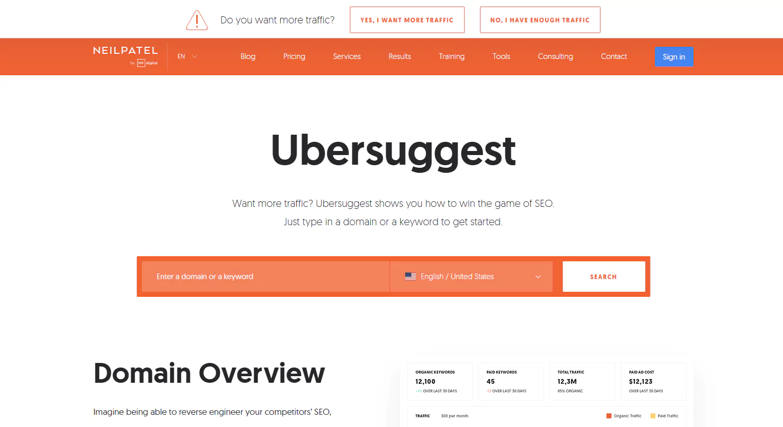 Ubersuggest