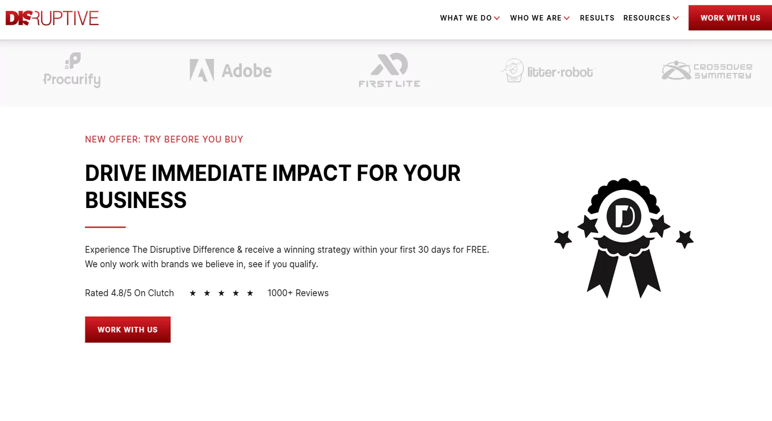 Disruptive Advertising