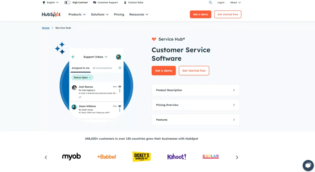 HubSpot Service Hub