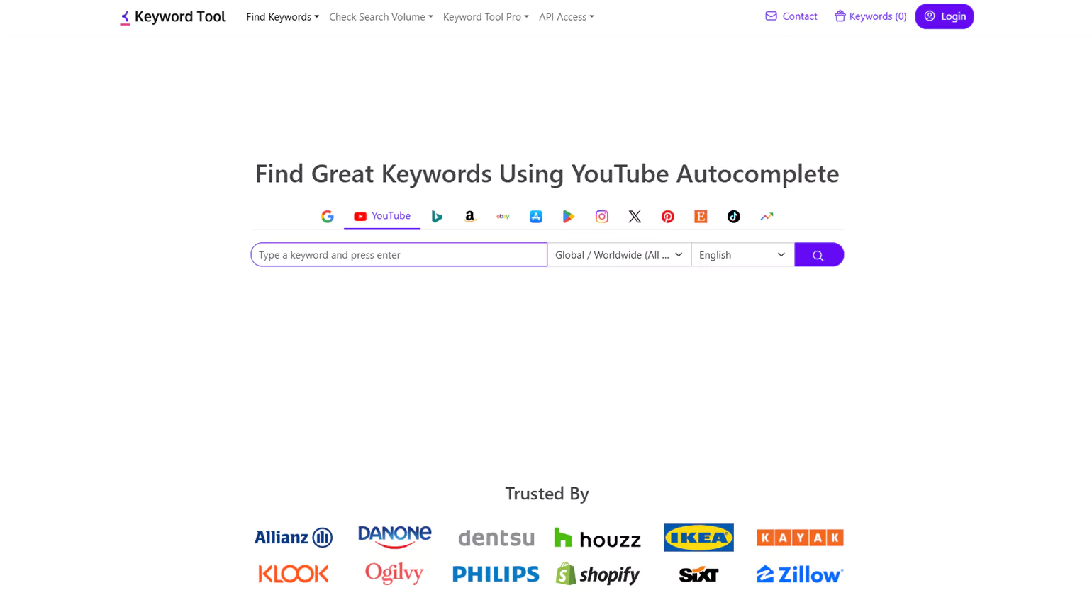 Keyword Tool