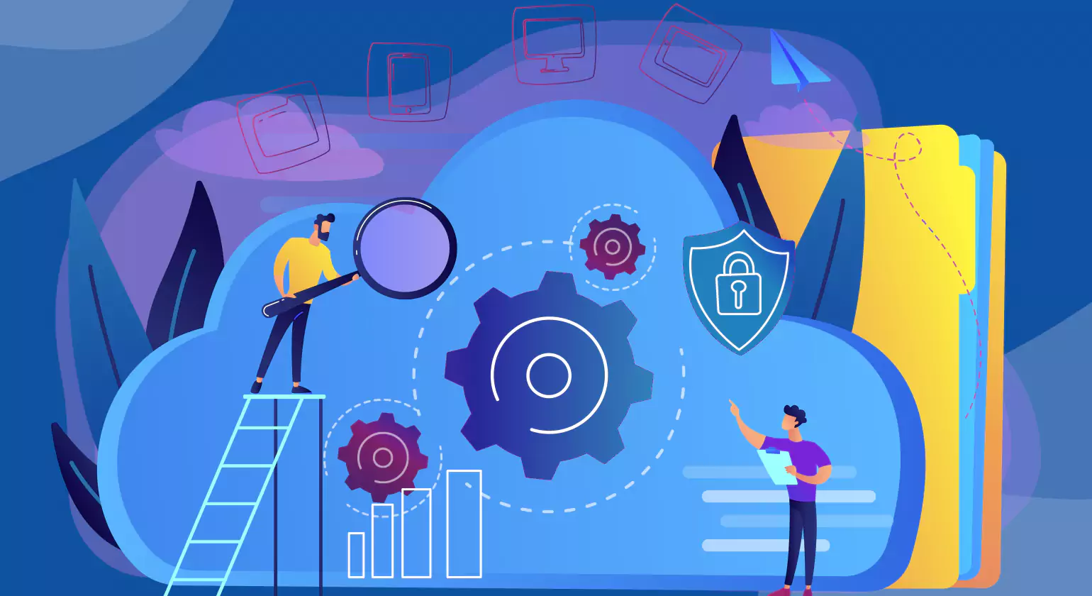 Challenges and Solutions in Cloud Based Management Services