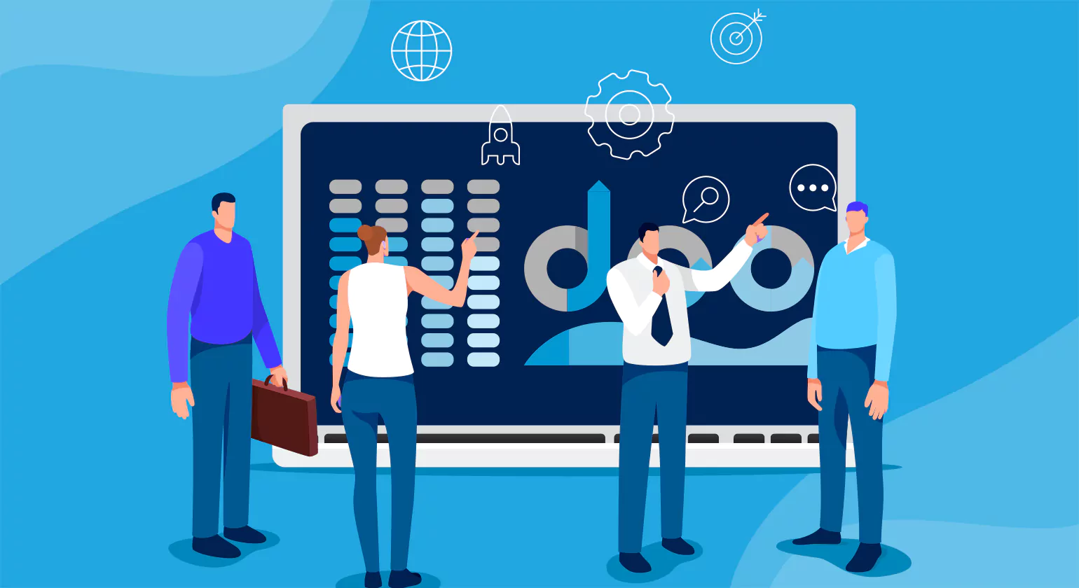 Variance Analysis in Distributed Teams