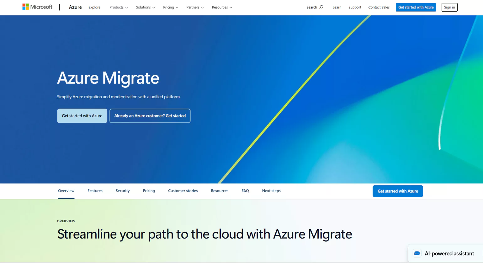 Microsoft Azure Migrate