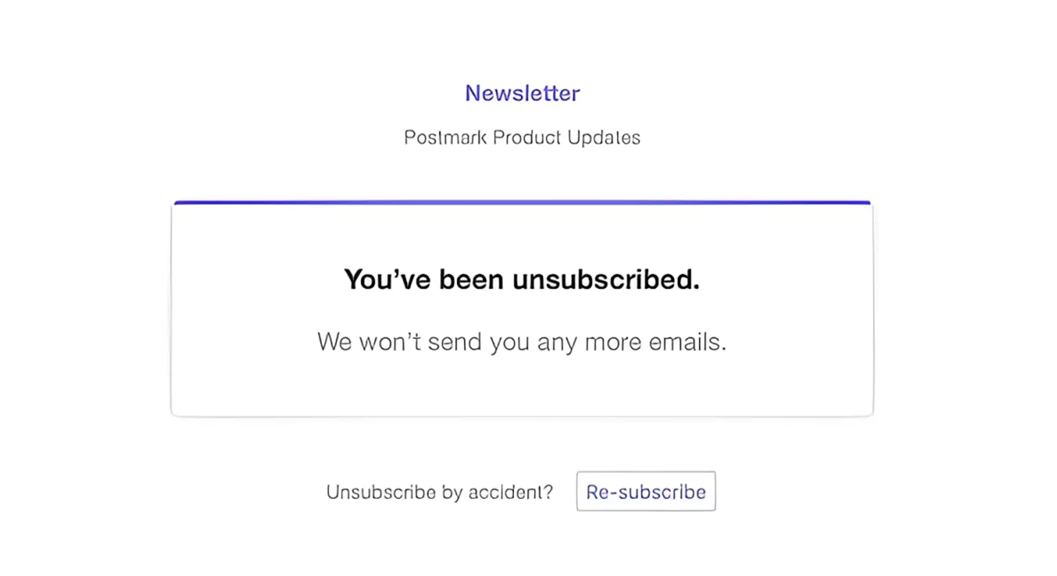 Include an easy unsubscribe process
