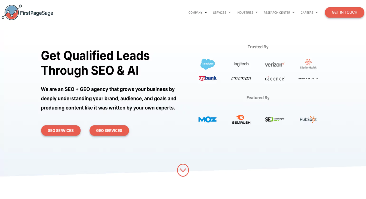 2. First Page Sage — Thought Leadership & High-Authority SEO