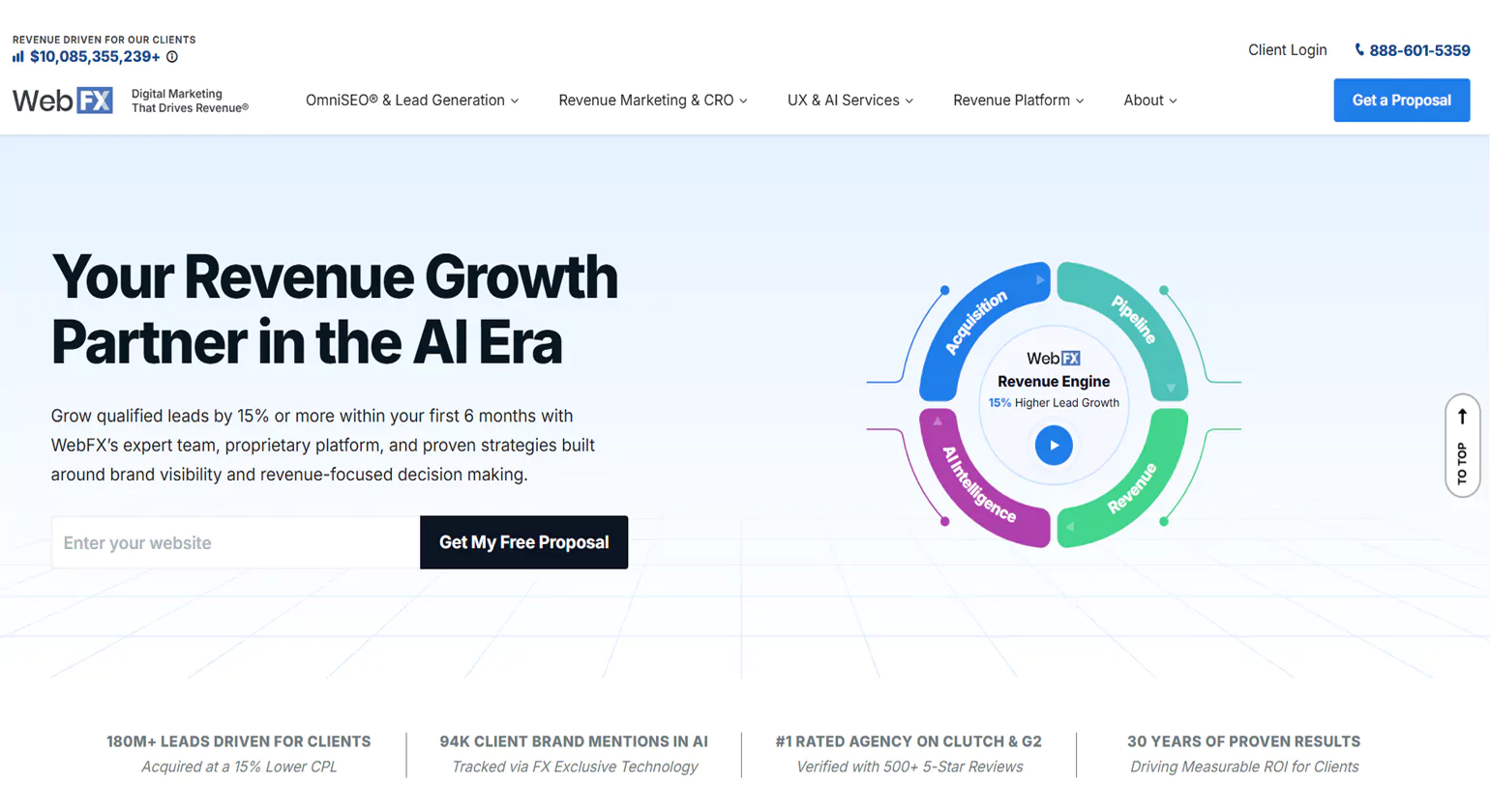 11. WebFX — Analytics-Driven SEO & Revenue-Centric Content