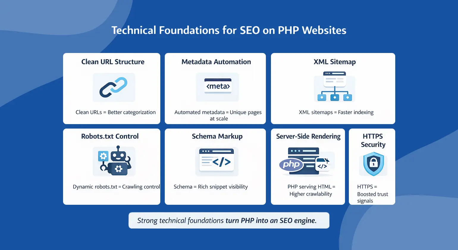 Technical SEO Foundations for a PHP Website