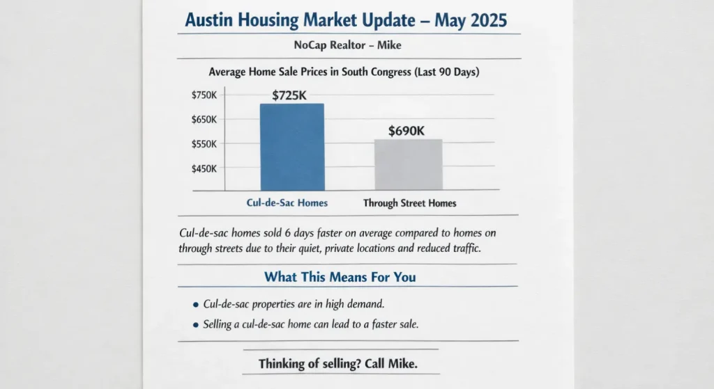 Illustration of a Monthly Housing Market Newsletter for Homeowners