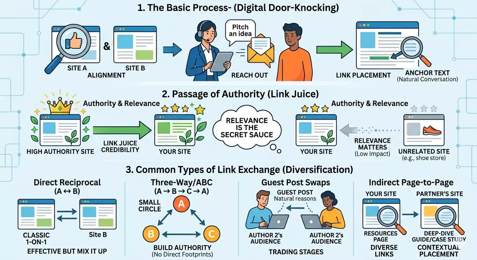 How Link Exchange in SEO Works