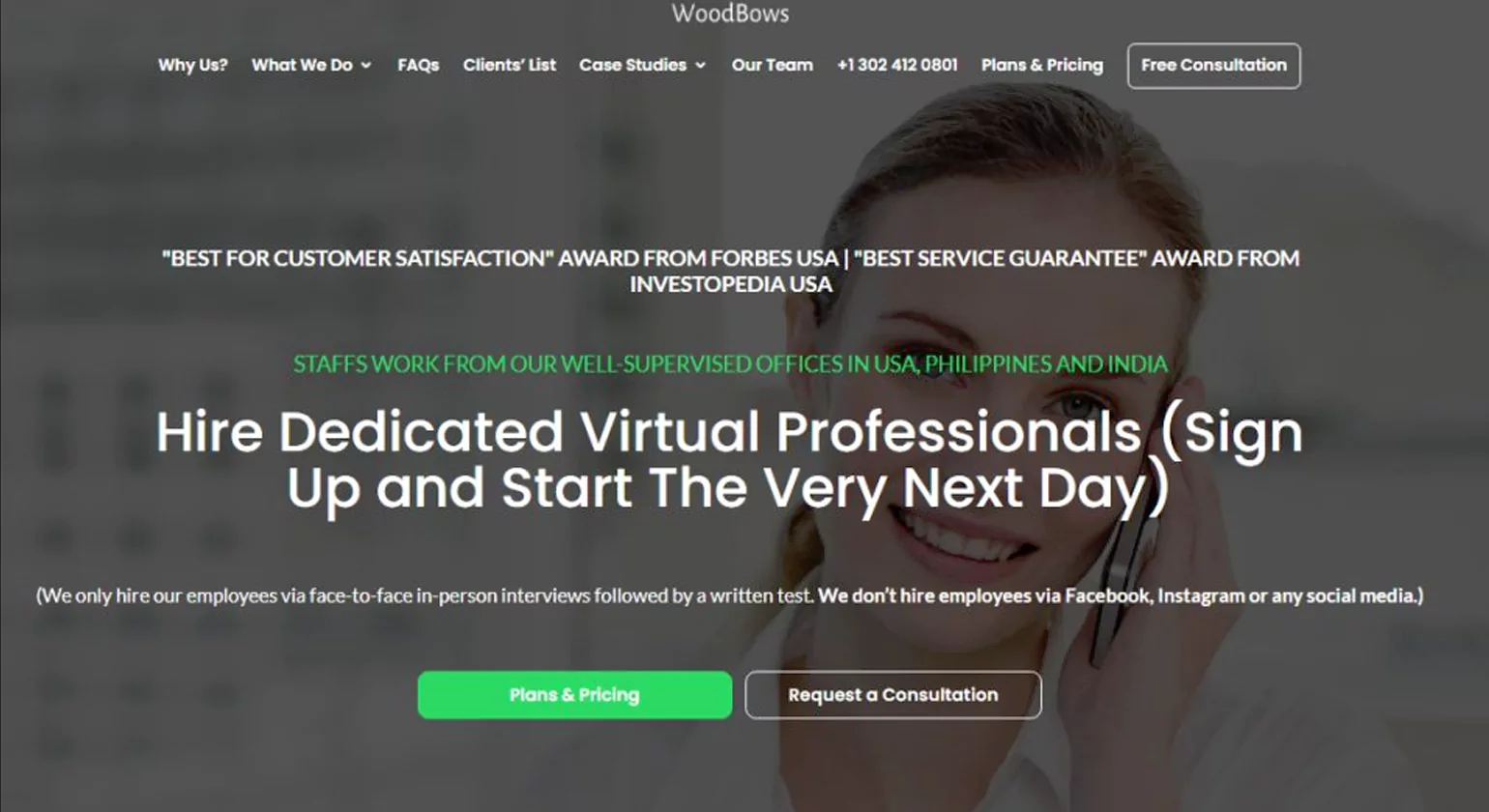 WoodBows virtual assistant company — US-based executive assistance for growing businesses