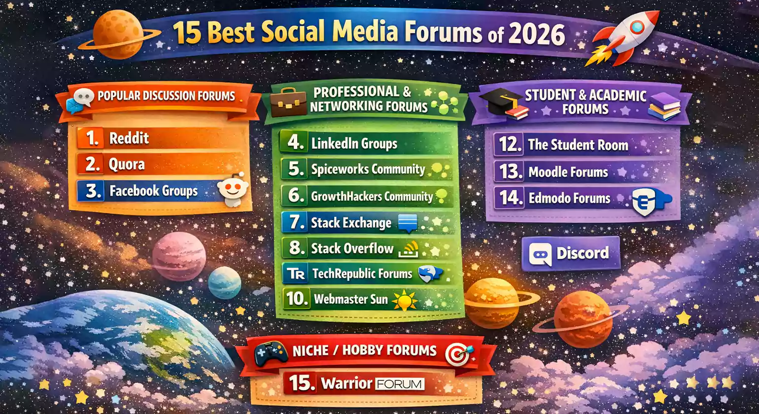 15 Best Social Media Forums of 2026