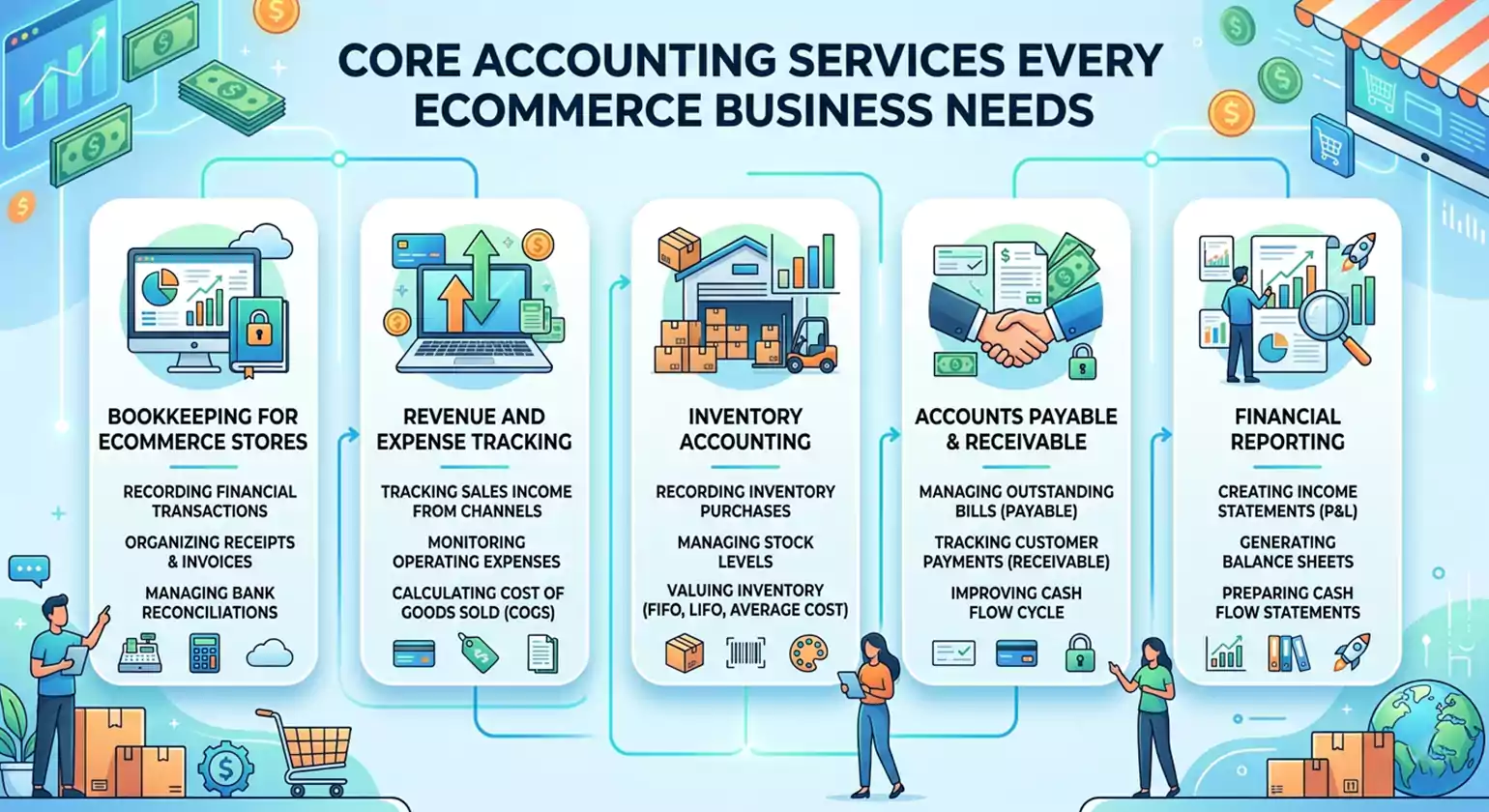 Core accounting services every ecommerce business needs