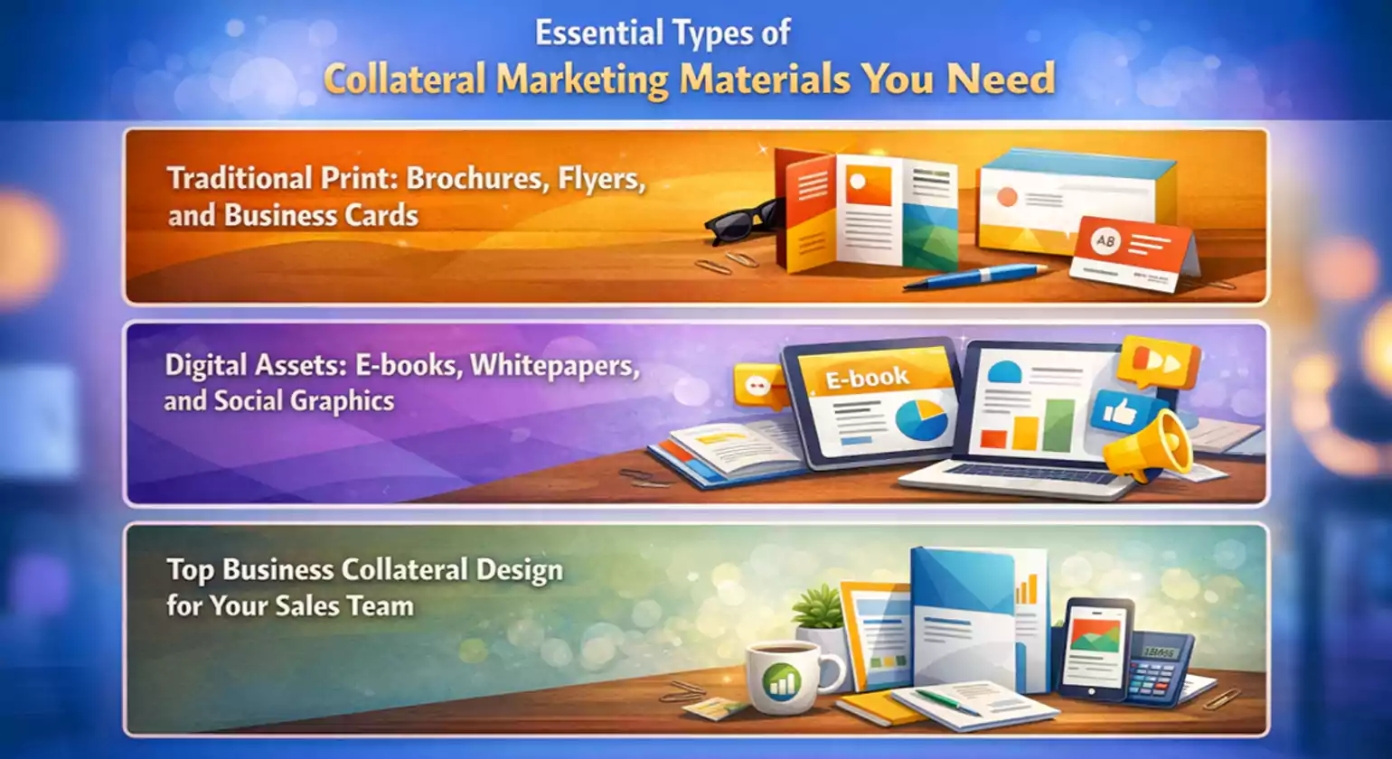 Essential Types of Collateral Marketing Materials You Need