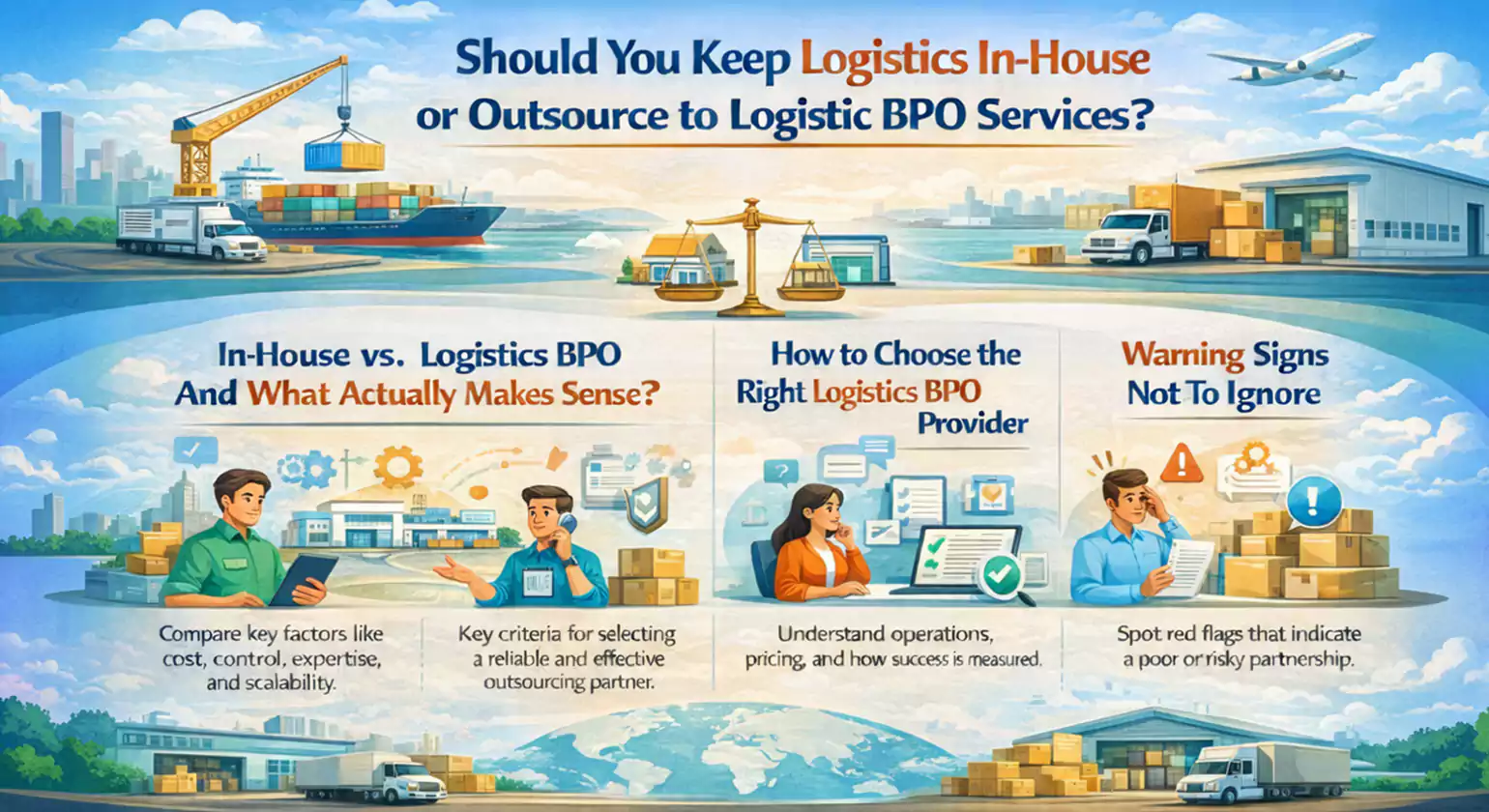 Should You Keep Logistics In-House or Outsource to Logistic BPO Services