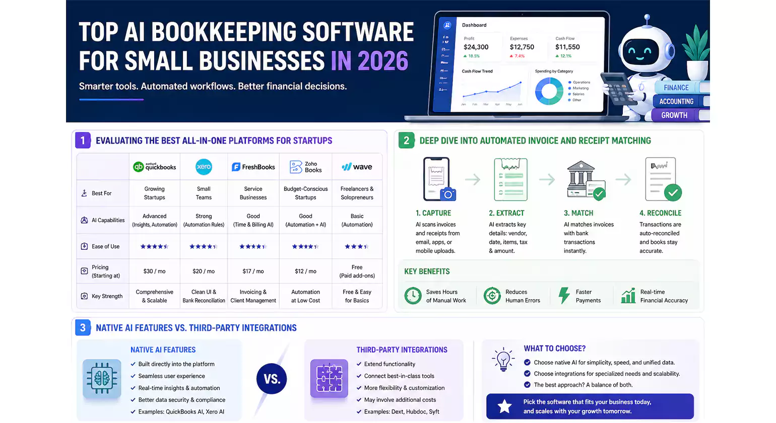 Top AI Bookkeeping Software for Small Businesses in 2026