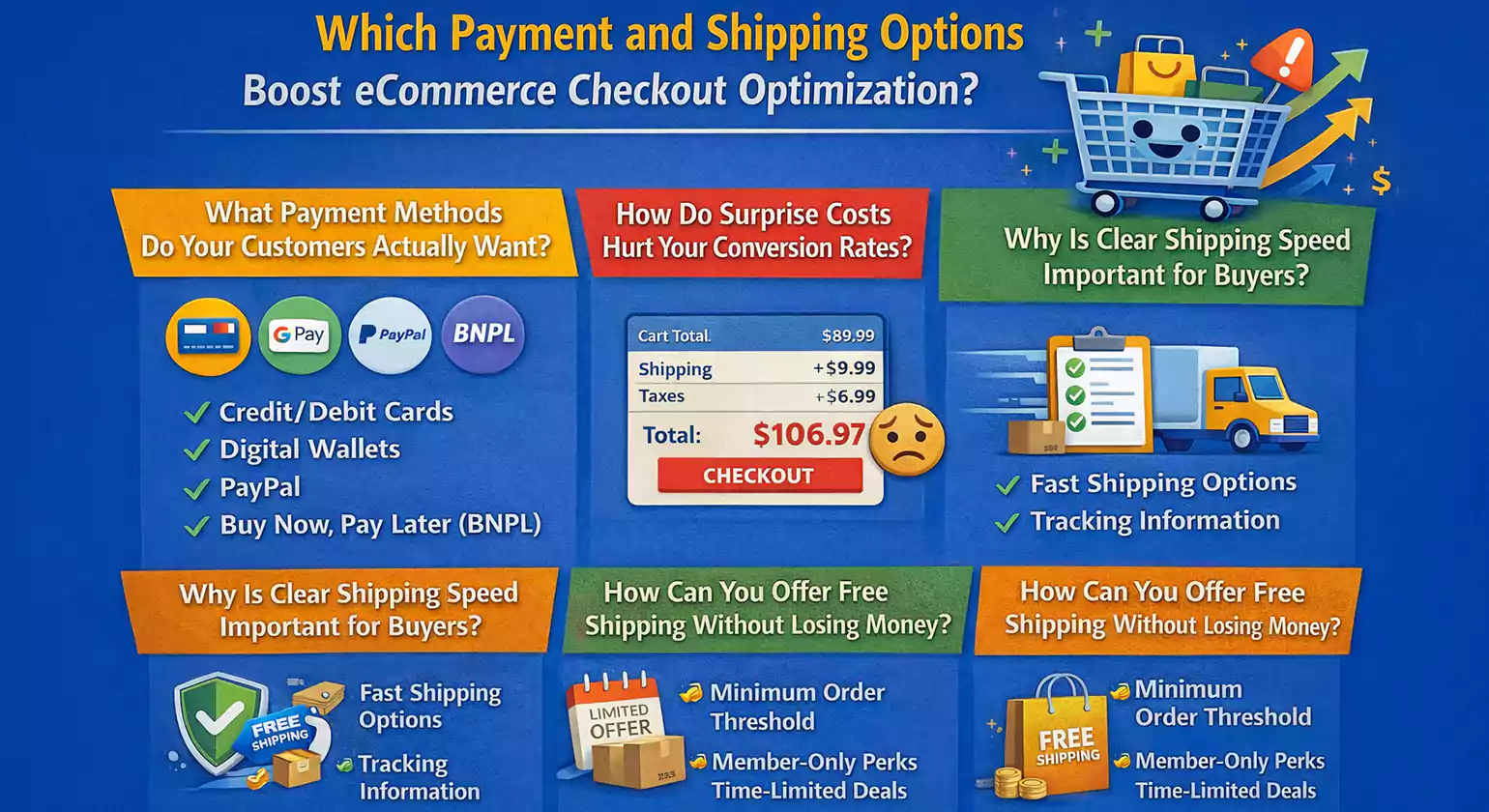 Which Payment and Shipping Options Boost e Commerce Checkout Optimization